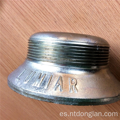 anillo de cuello de cilindro de gas de acero metálico para tipos